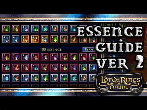 how to use essences lotro.